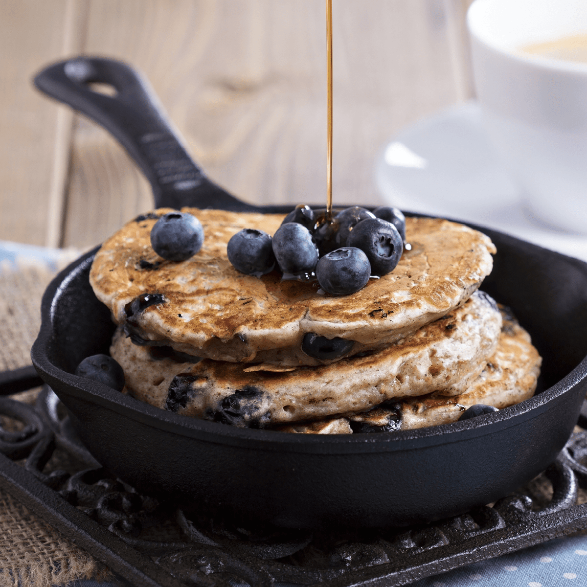 Earl Grey Infused Protein Pancakes