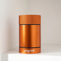 Aluminum Metal Storage Jar ONGROK USA Orange 