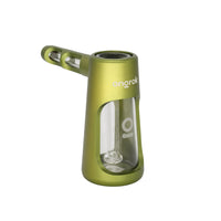Portable Glass Aluminum Bubbler Pipe ONGROK USA Green