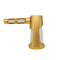 Portable Glass Aluminum Bubbler Pipe ONGROK USA Gold