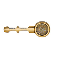 Portable Glass Aluminum Bubbler Pipe ONGROK USA Gold