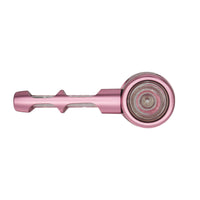 Portable Glass Aluminum Bubbler Pipe ONGROK USA Pink