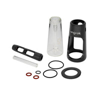 Portable Glass Aluminum Bubbler Pipe ONGROK USA Black