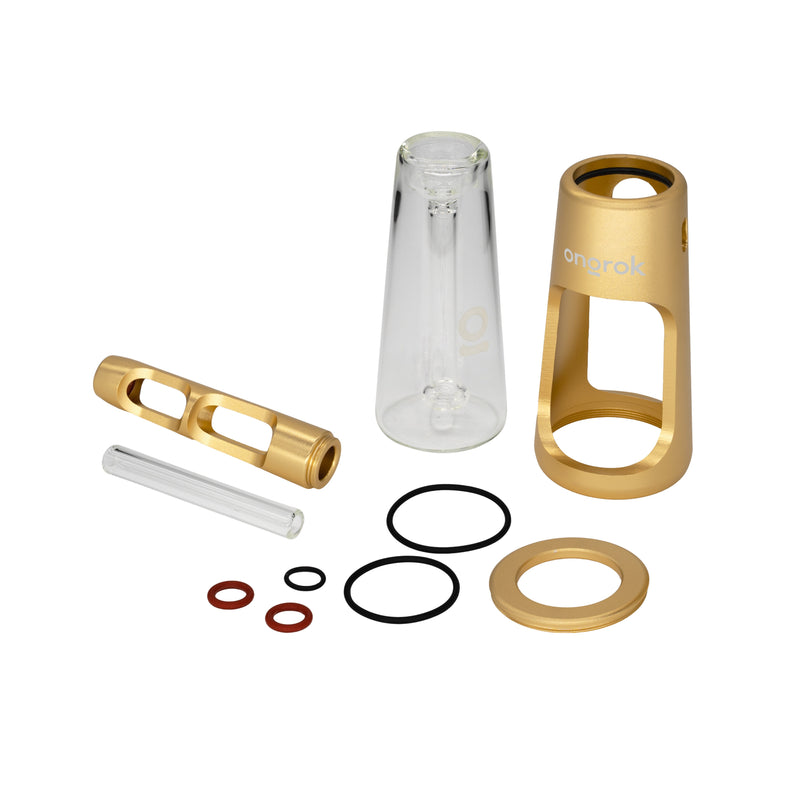 ONGROK Portable Glass Aluminum Bubbler Pipe ONGROK USA 