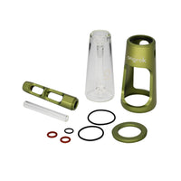 Portable Glass Aluminum Bubbler Pipe ONGROK USA Green