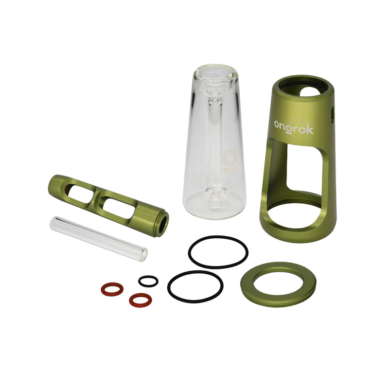 ONGROK Portable Glass Aluminum Bubbler Pipe ONGROK USA 