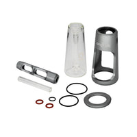 Portable Glass Aluminum Bubbler Pipe ONGROK USA Grey