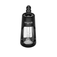 Portable Glass Aluminum Bubbler Pipe ONGROK USA Black