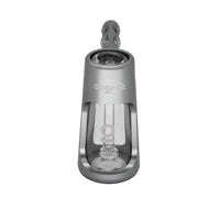 Portable Glass Aluminum Bubbler Pipe ONGROK USA Grey
