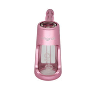 Portable Glass Aluminum Bubbler Pipe ONGROK USA Pink