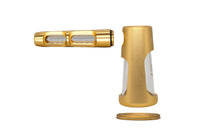 Portable Glass Aluminum Bubbler Pipe ONGROK USA Gold