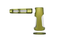 Portable Glass Aluminum Bubbler Pipe ONGROK USA Green