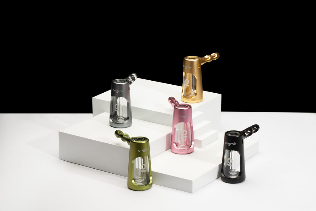 ONGROK Portable Glass Aluminum Bubbler Pipe ONGROK USA 