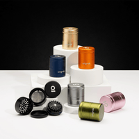 New Size! Mini 5 Piece, Flower Petal Toothless Grinder (2.2 inch) ONGROK USA 