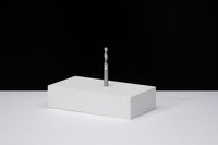 Taster Bat - Aluminum One-Hitter ongrok us Silver on a black background