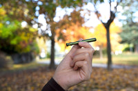 Taster Bat - Aluminum One-Hitter ongrok us Green held in hand