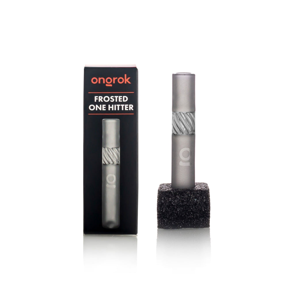 Frosted Glass One Hitter Pipe | Mixed 20 Pack ONGROK 