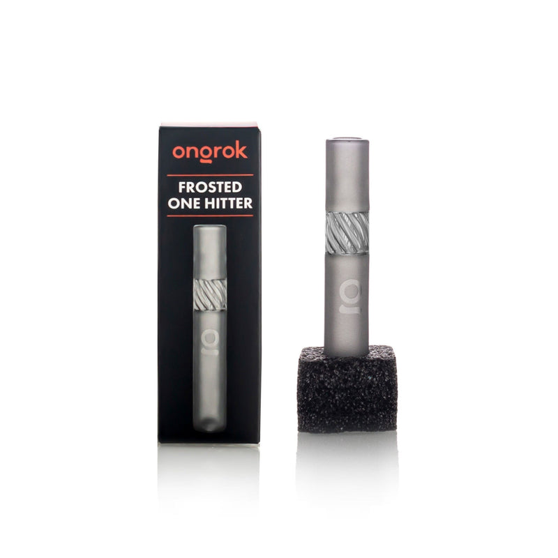 Frosted Glass One Hitter Pipe | Mixed 20 Pack ONGROK 