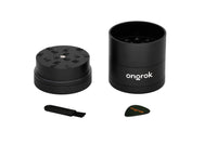 5 Piece Storage Grinder (Pyramid Teeth) ONGROK USA Black 