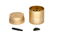 5 Piece Storage Grinder (Pyramid Teeth) ONGROK USA Gold 