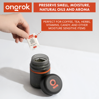 Child Resistant Glass Storage Jar, 3 pack x 180ml each ONGROK 