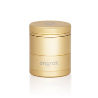 5 Piece Storage Grinder (Pyramid Teeth) ONGROK USA Gold