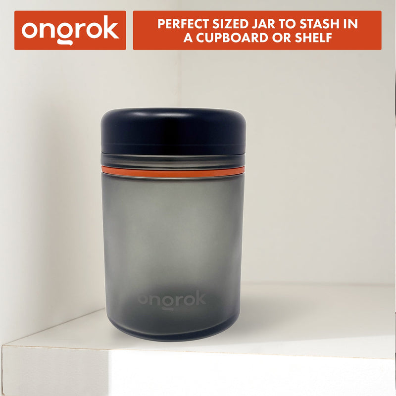 Child Resistant Glass Storage Jar | 3 Pack, 180ml