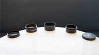 5 Piece Storage Grinder (Pyramid Teeth) ONGROK USA Black