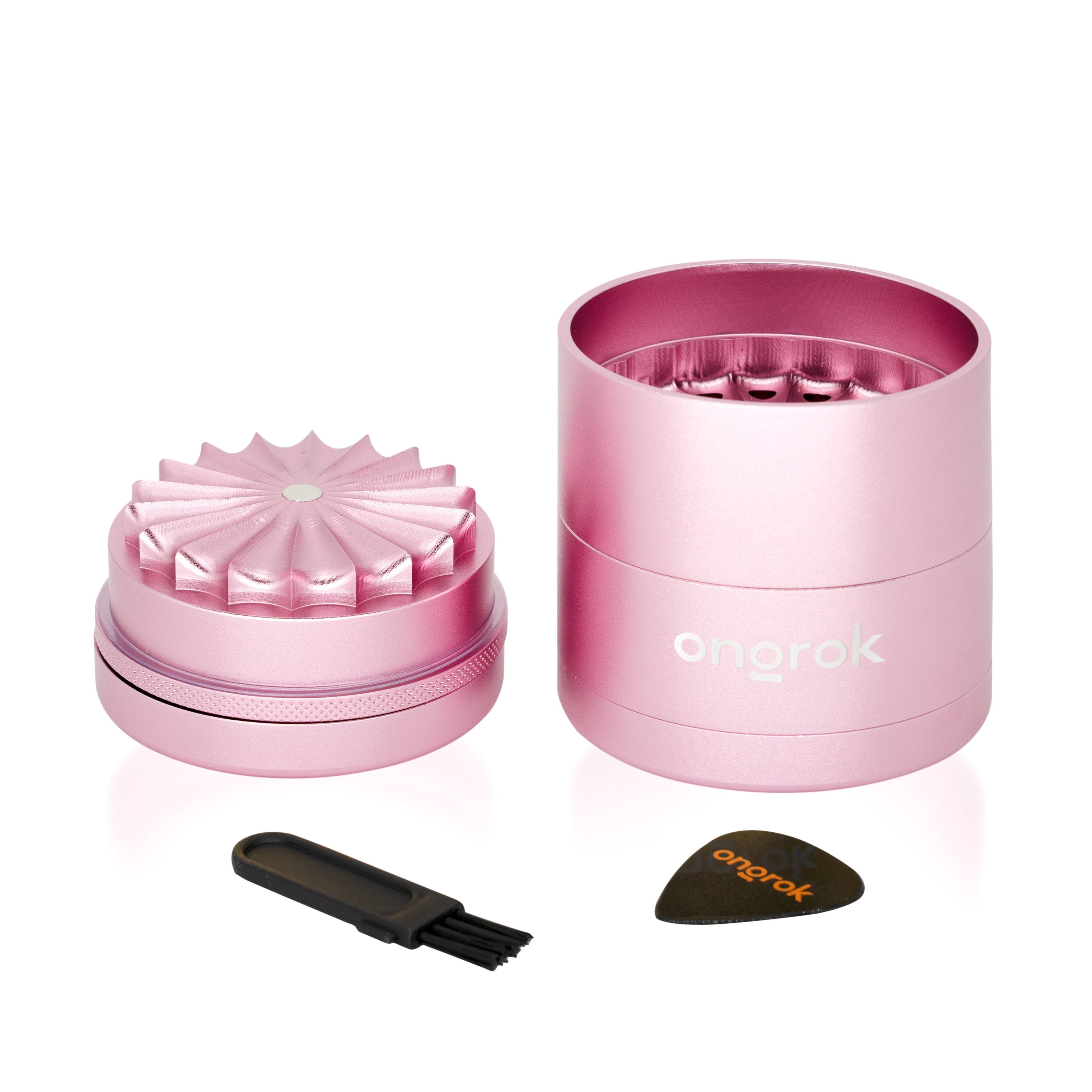 Ongrok Toothless 5-Piece Herb Grinder with storage