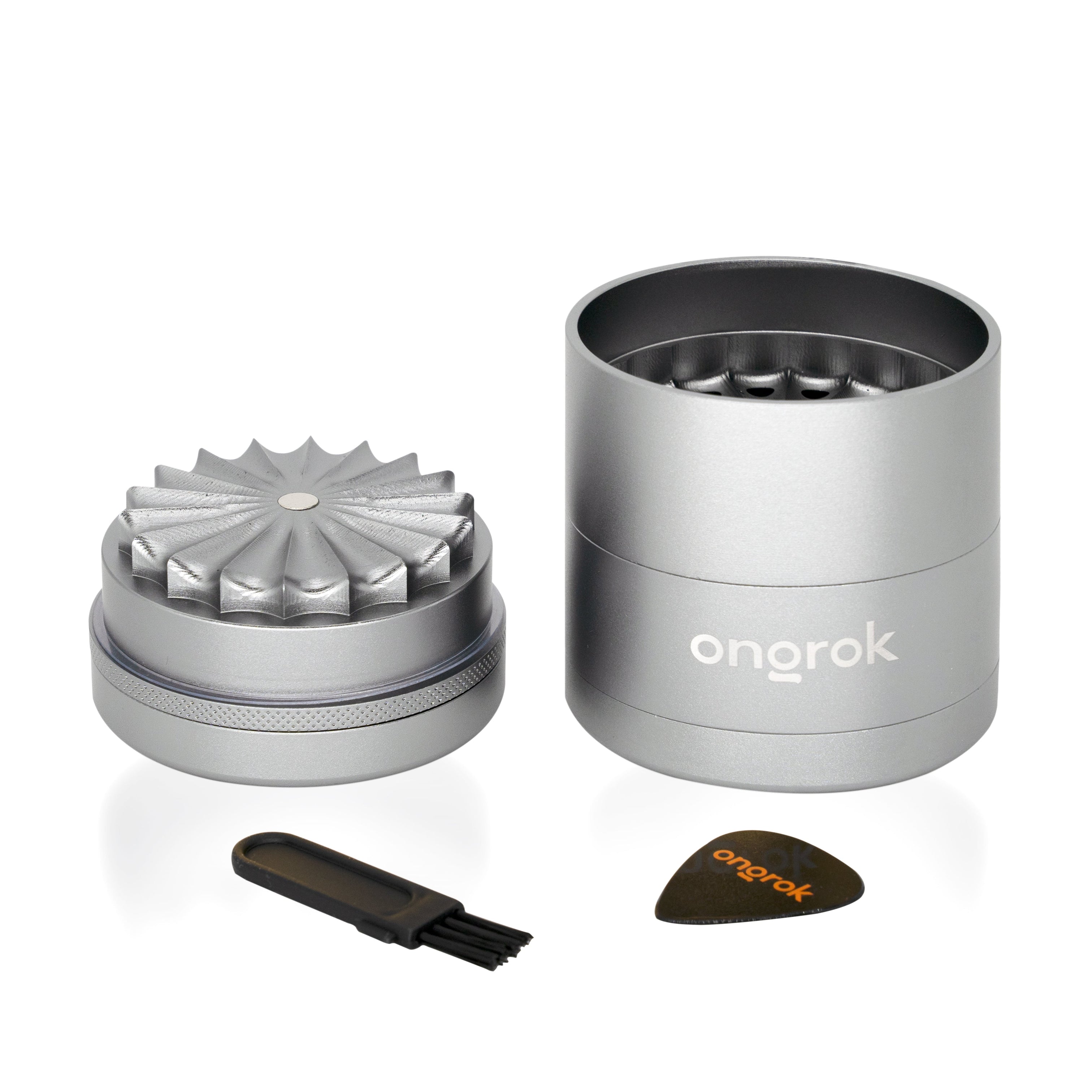 Ongrok Toothless 5-Piece Herb Grinder with storage