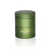 5 Piece Storage Grinder (Pyramid Teeth) ONGROK USA Green