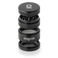 Premium 4 Piece EZ Grinder ONGROK USA Black