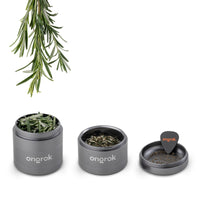 Premium 4 Piece EZ Grinder ONGROK USA Silver