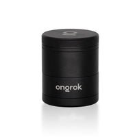 5 Piece Storage Grinder (Pyramid Teeth) ONGROK USA Black