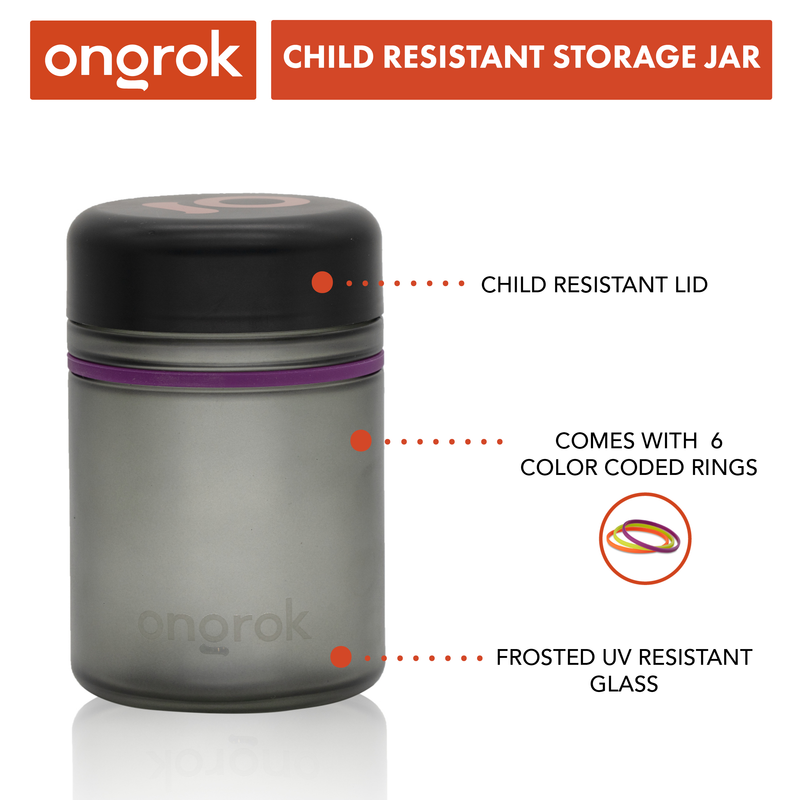 500ml Child Resistant Jars ONGROK USA 