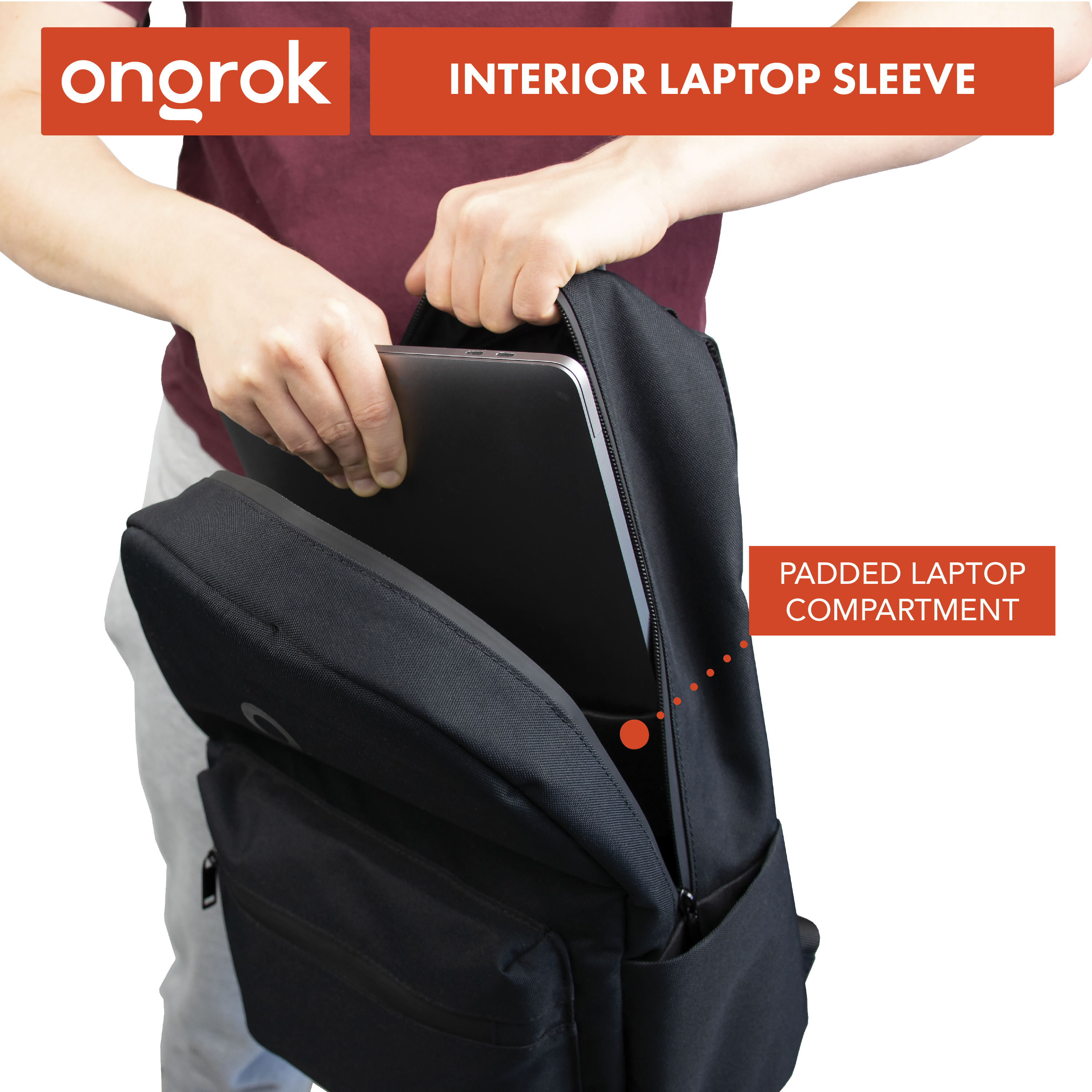 バックパック・リュック NOIAGO Essential Nylon Backpack Charcoal NOI1529 essential nylon backpack (charcoal) - 노이아고 (NOIAGO)