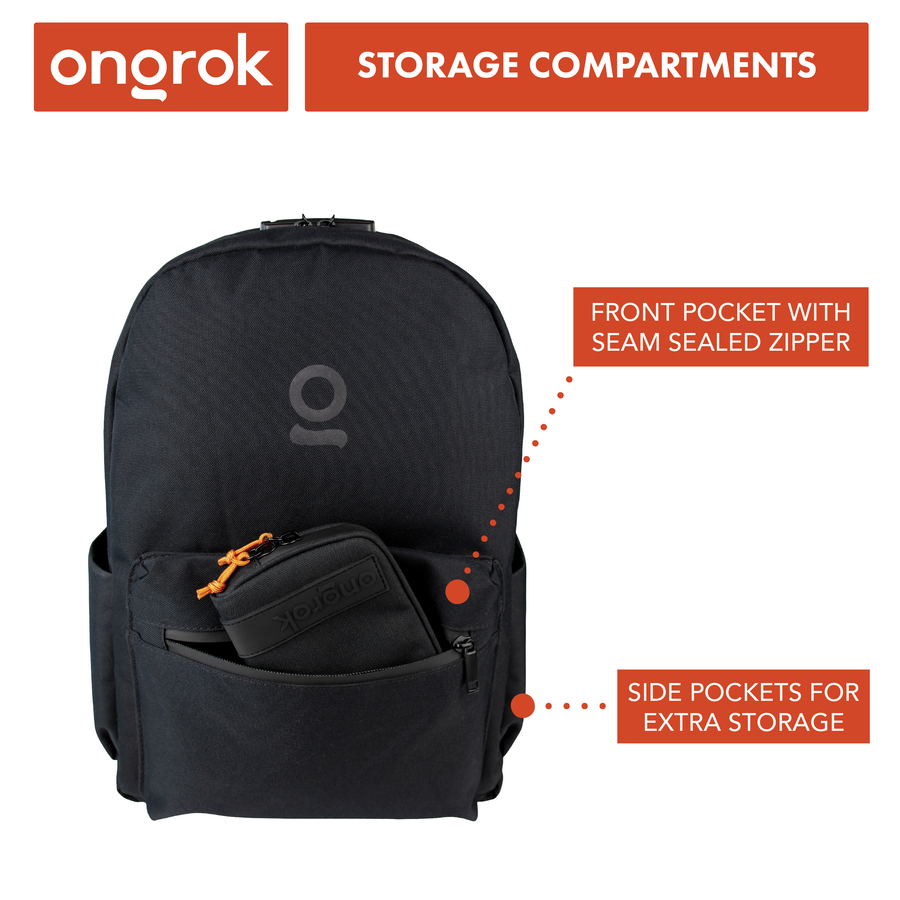 Carbon-lined Backpack: Odor-Proof, Secure Storage