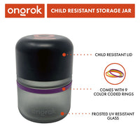 80ml Child Resistant Jar | 6 Pack ONGROK USA 