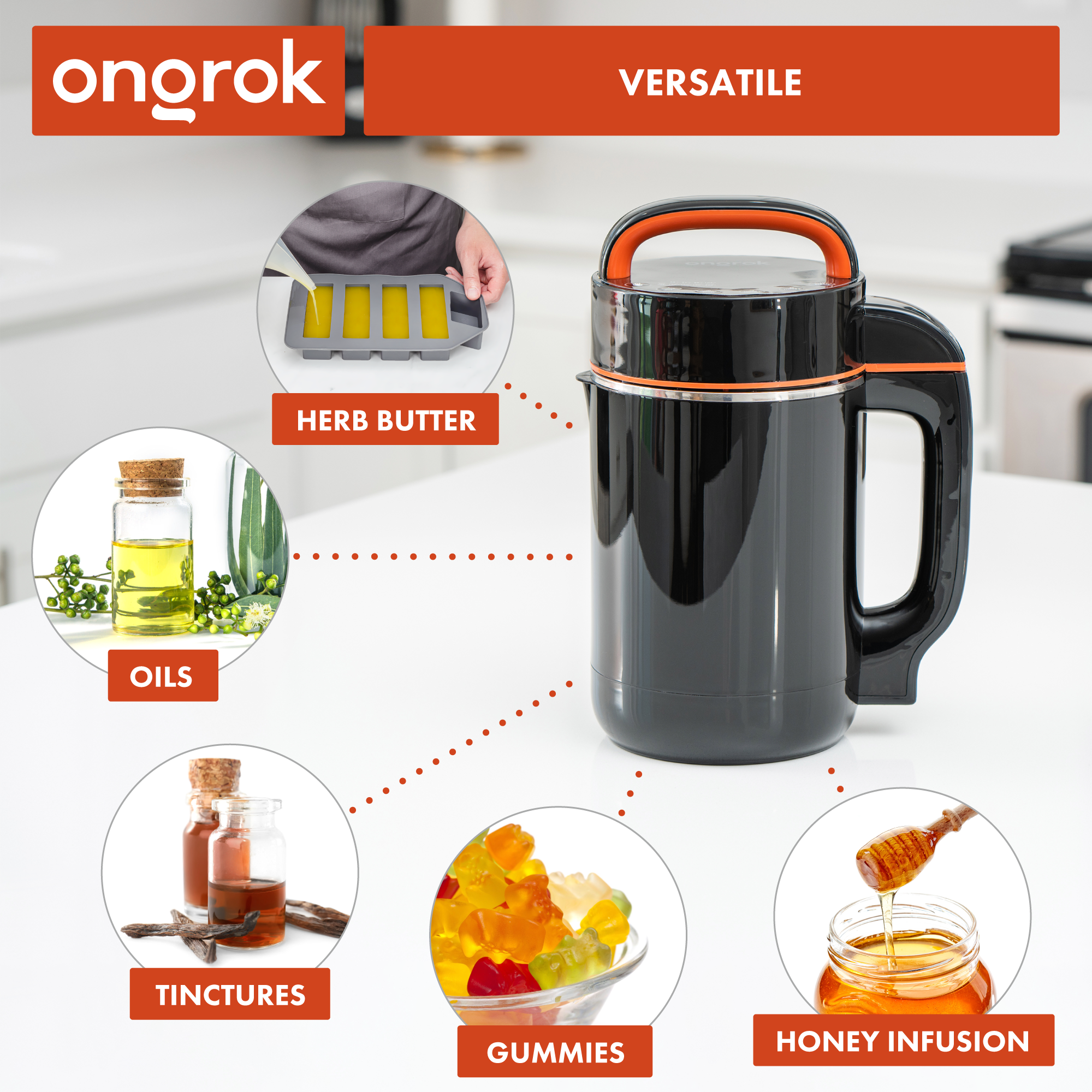 1233/ongrok ボタニカルインフューザー マシン　バターメーカー Botanical Infuser Machine and Kit | Butter Maker | ONGROK USA