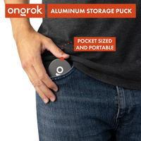 Aluminium Storage Puck ONGROK USA Black
