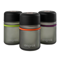 Child Resistant Glass Storage Jar, 3 pack x 180ml each ONGROK 
