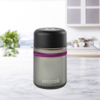 Child Resistant Glass Storage Jar, 3 pack x 180ml each ONGROK 
