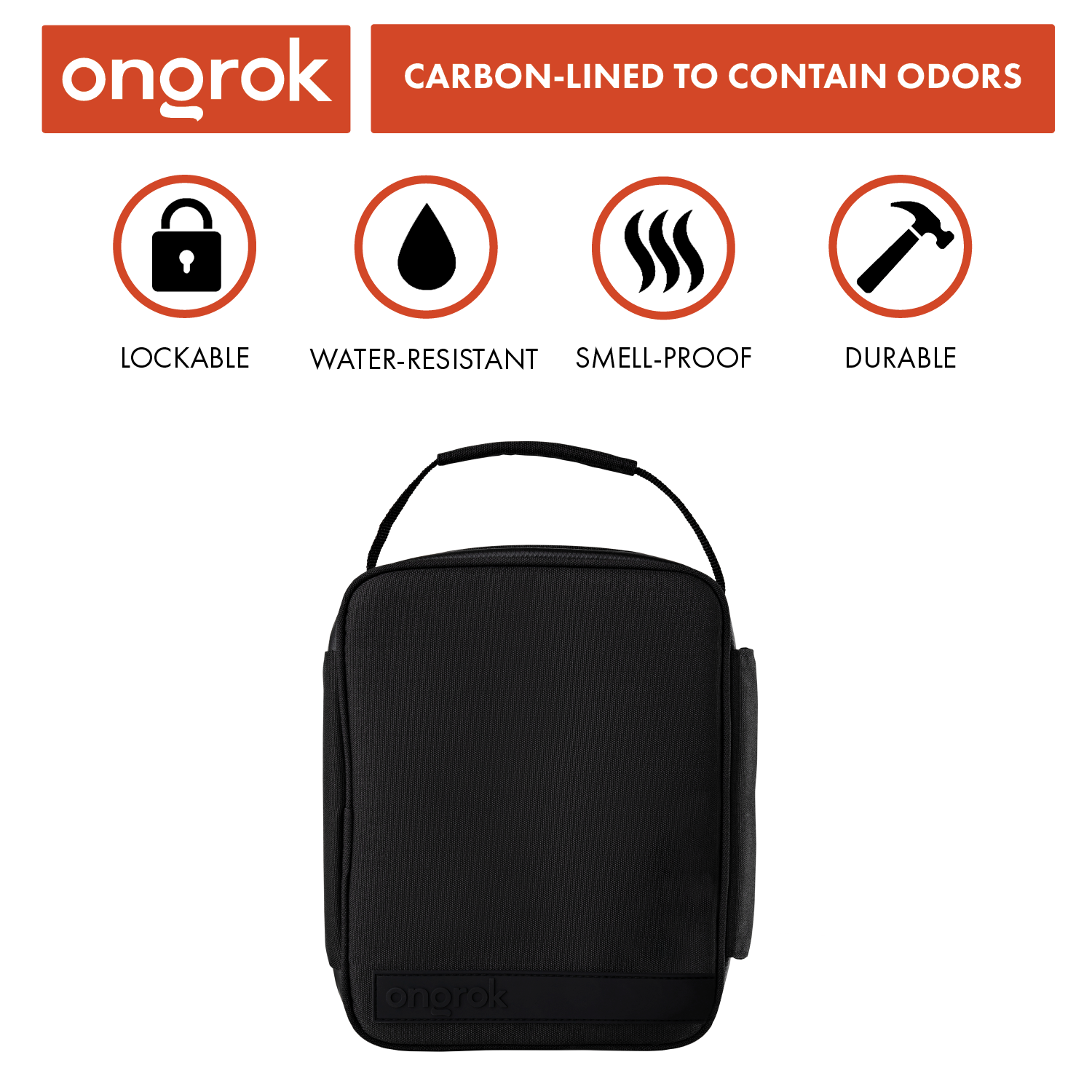 Large Carbon Lined Case with Combo Lock | ONGROK USA