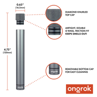 Premium Storage Tube | Single ONGROK USA Silver