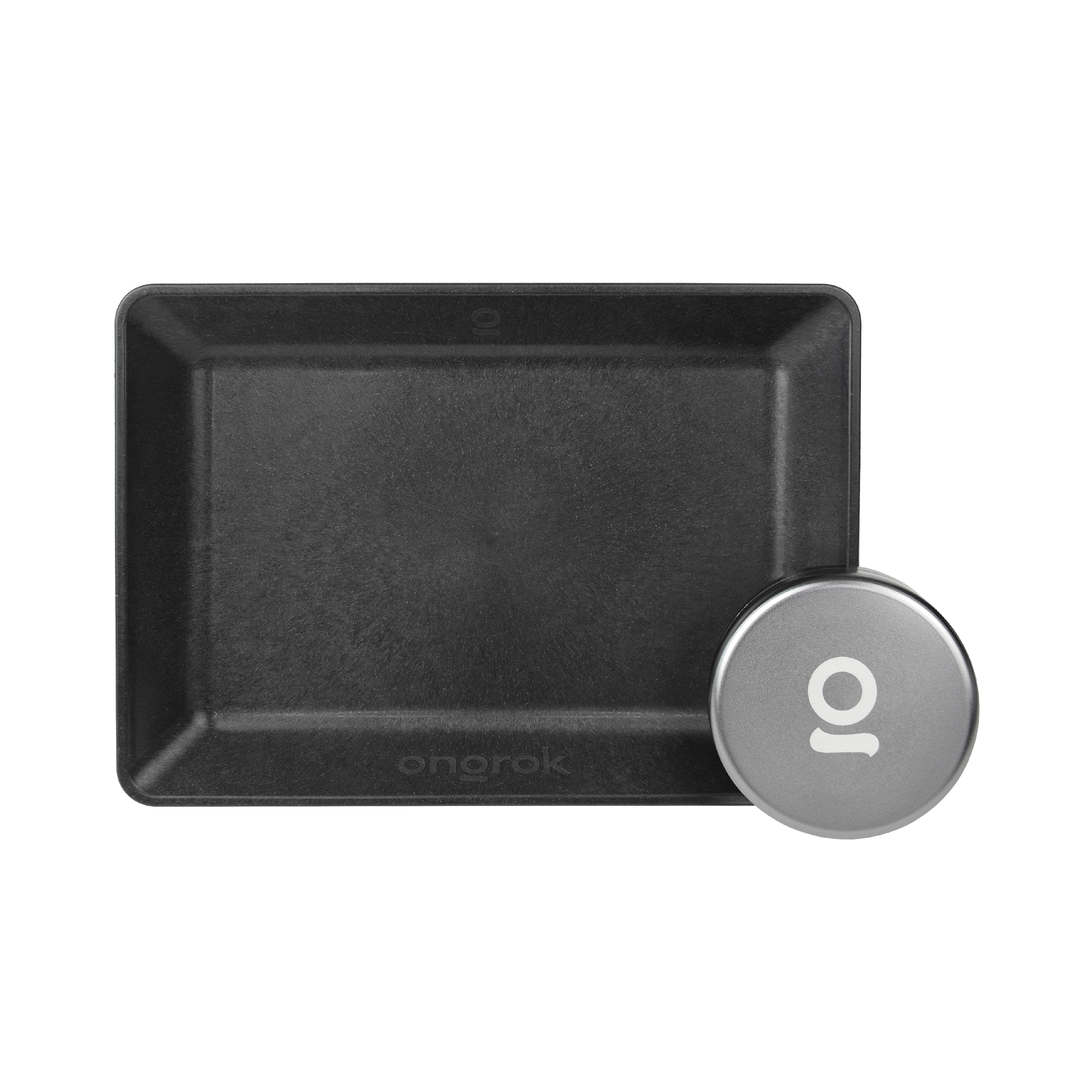 Eco-Tray + Storage Puck: Durable & Sleek Plant-Based