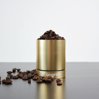 Aluminum Metal Storage Jar ONGROK USA Gold