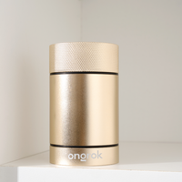 Aluminum Metal Storage Jar ONGROK USA Gold
