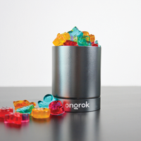 Aluminum Metal Storage Jar ONGROK USA Silver