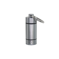 Small Storage Keychain ONGROK USA Silver