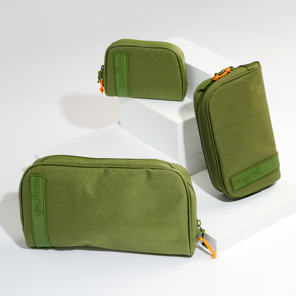 Carbon-lined Wallets with Combination Lock V 2.0 | 3" Sizes (Small, Medium, Large) ONGROK USA Green